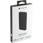 Mophie Power Boost Two-Port Power Bank, 10,000 mAh Full Color - Black - Right Angle 2