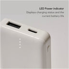 Mophie Powerstation Compact Power Bank, 3,000 mAh Full Color - White - Photo 3
