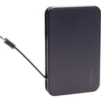 Mophie Powerstation Plus Mini with Built-In USB-C Cable, 5,000 mAh Full Color - Black - Photo 3