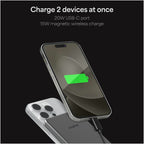 Mophie Powerstation Wireless Slim Qi2 Power Bank, 5,000 mAh Full Color - Gray - Photo 2
