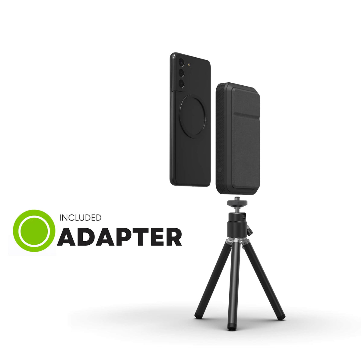 Mophie Snap+ Powerstation Stand, 10,000 mAh Full Color - Black - Photo 4