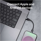 Mophie Travel Cable Kit with Magnetic Case Laser Engraving - Black - Photo 3