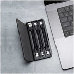 Mophie Travel Cable Kit with Magnetic Case Laser Engraving - Black - Photo 4