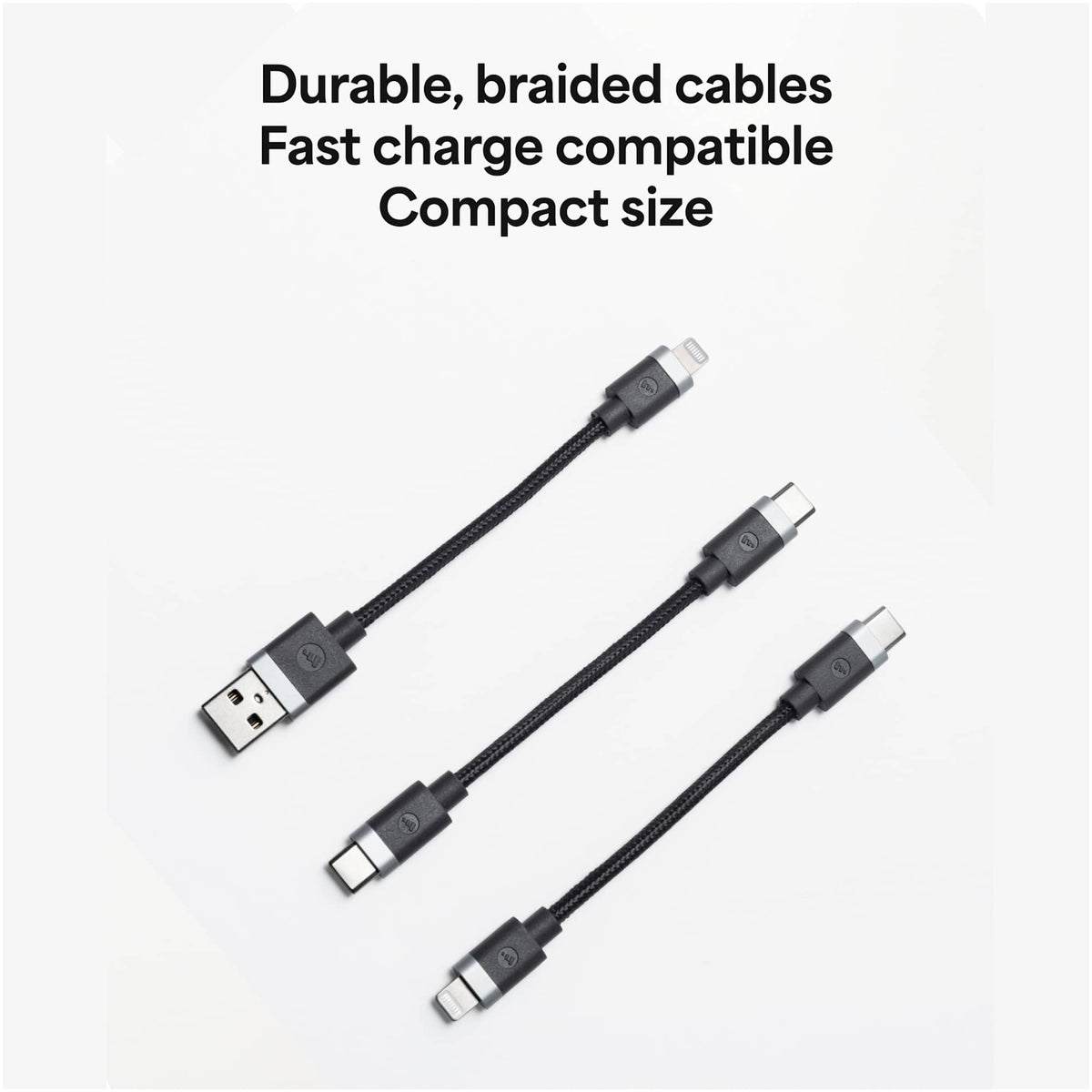 Mophie Travel Cable Kit with Magnetic Case Laser Engraving - Black - Photo