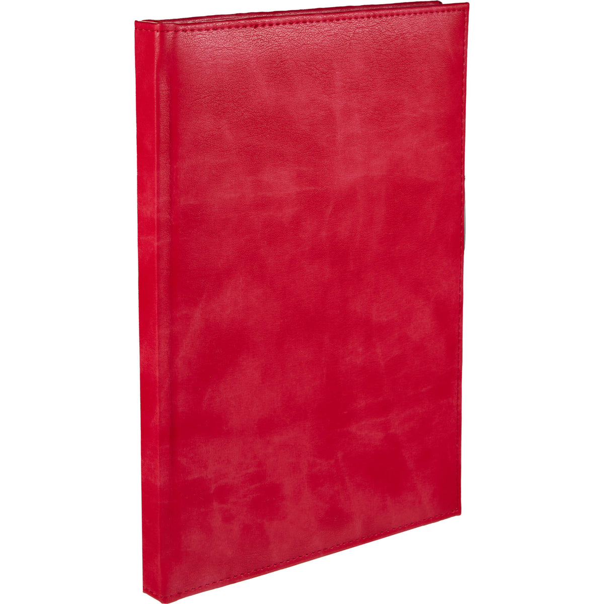 Morano Marbled Large Journal, 7 x 10 Inches Debossing - Red - Right Angle