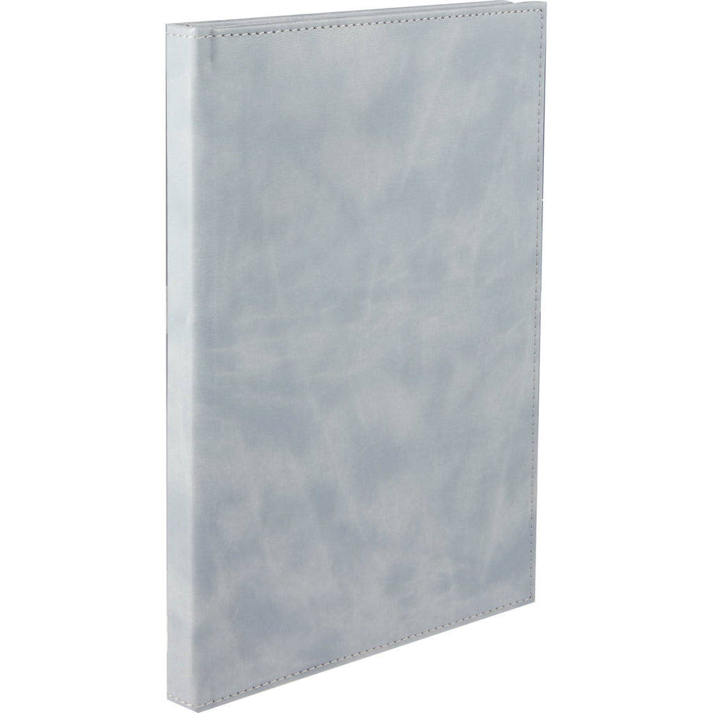 Morano Marbled Large Journal, 7 x 10 Inches - Gray - Right Angle