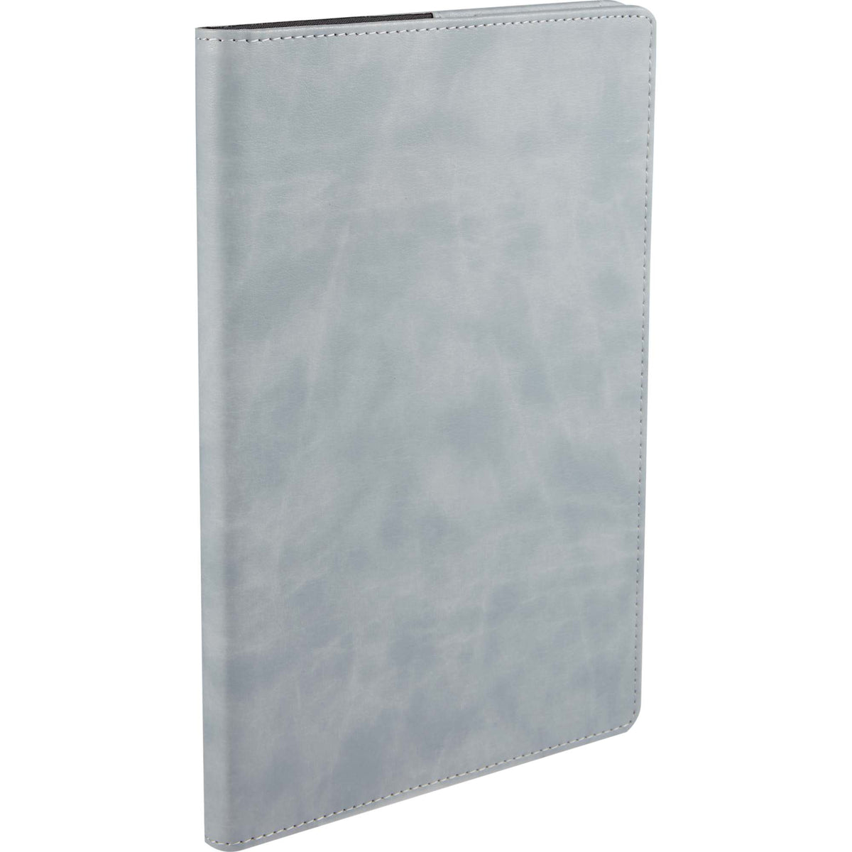 Morano Marbled Refillable Journal, 7 x 10 Inches - Gray - Right Angle