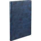 Morano Marbled Refillable Journal, 7 x 10 Inches - Navy - Right Angle