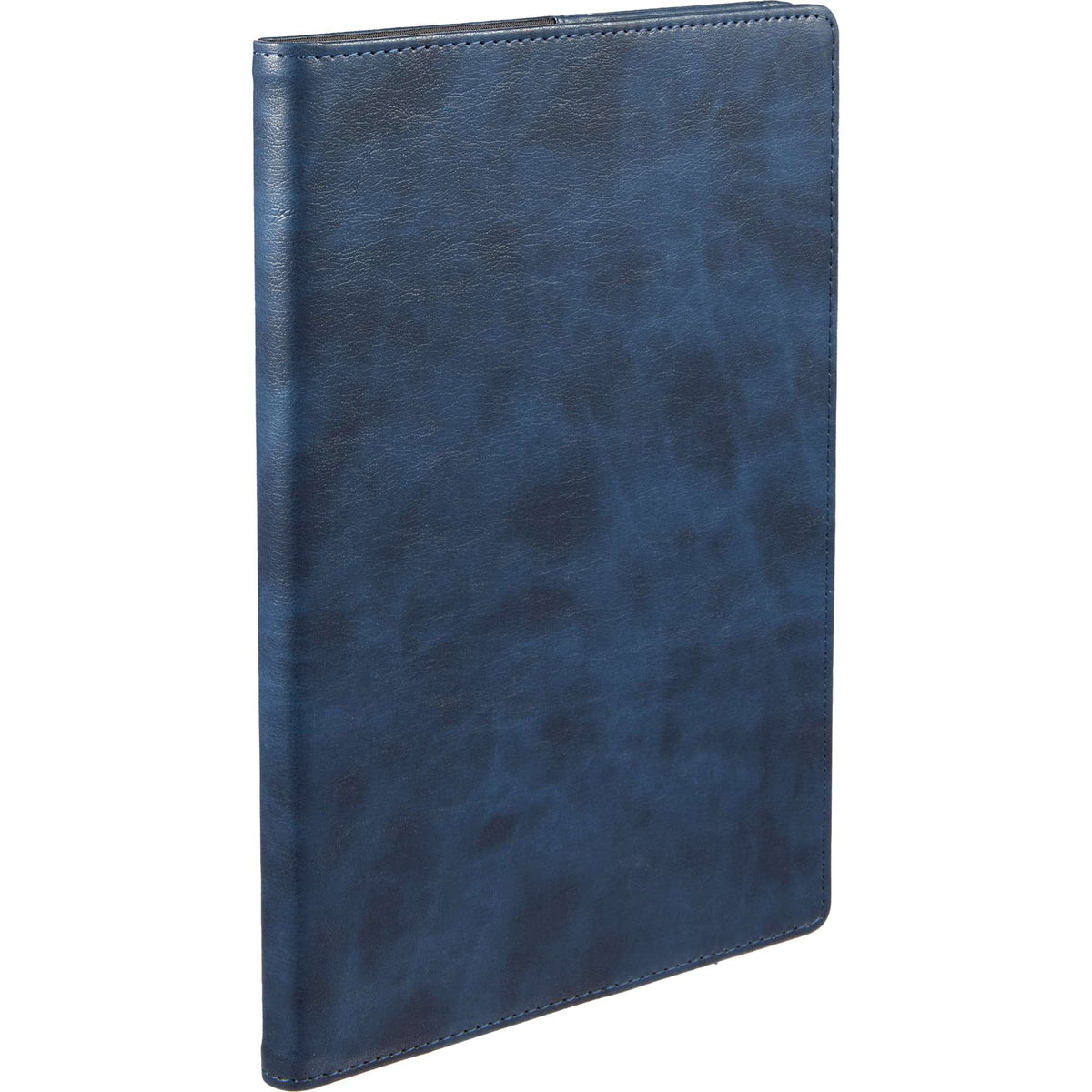 Morano Marbled Refillable Journal, 7 x 10 Inches - Navy - Right Angle