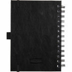 Morano Marbled Spiral Journal, 5 x 7 Inches Debossing - Black - Back