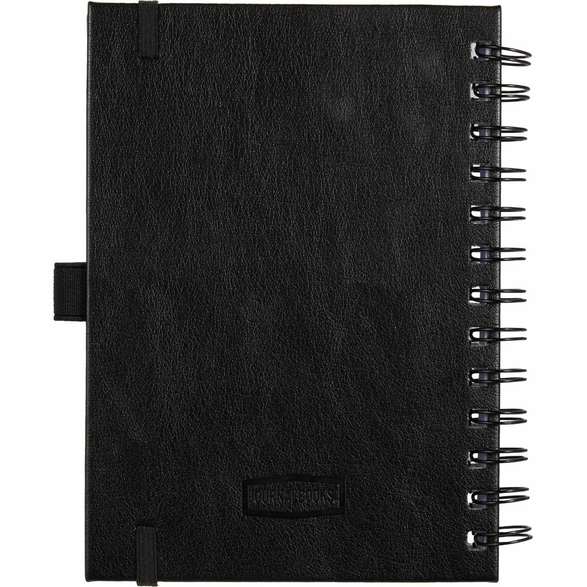 Morano Marbled Spiral Journal, 5 x 7 Inches Debossing - Black - Back
