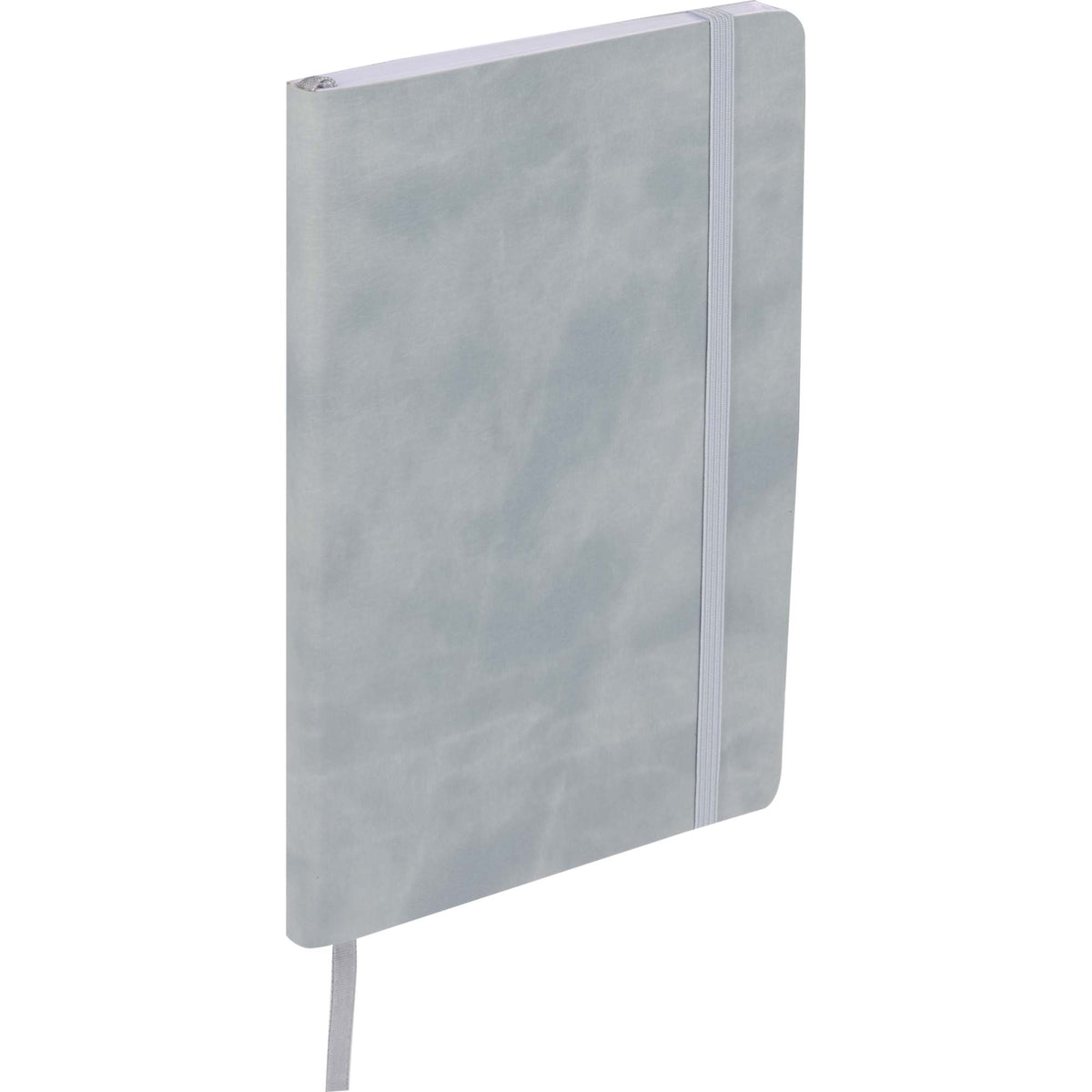 Morano Recycled Soft Cover Journal, 5 x 7 Inches Debossing - Gray - Right Angle