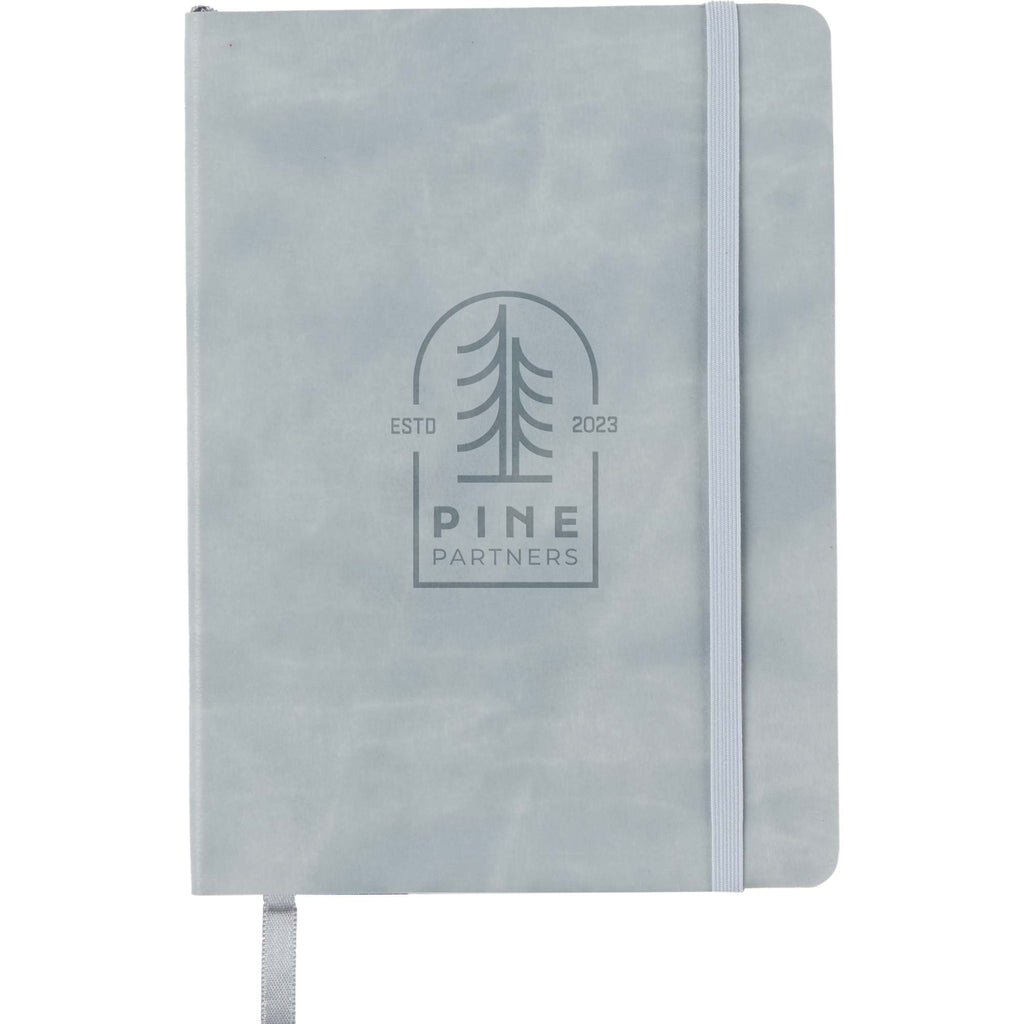 Morano Recycled Soft Cover Journal, 5 x 7 Inches - Gray - Front