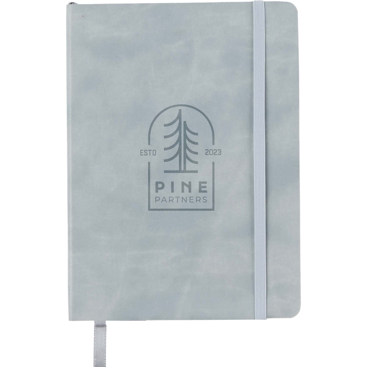 Morano Recycled Soft Cover Journal, 5 x 7 Inches - Gray - Front
