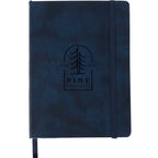 Morano Recycled Soft Cover Journal, 5 x 7 Inches - Navy - Front
