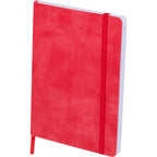 Morano Recycled Soft Cover Journal, 5 x 7 Inches - Red - Left Angle
