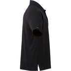 Moreno Double Pique Performance Polo for Men Debossing - Black - Right Side