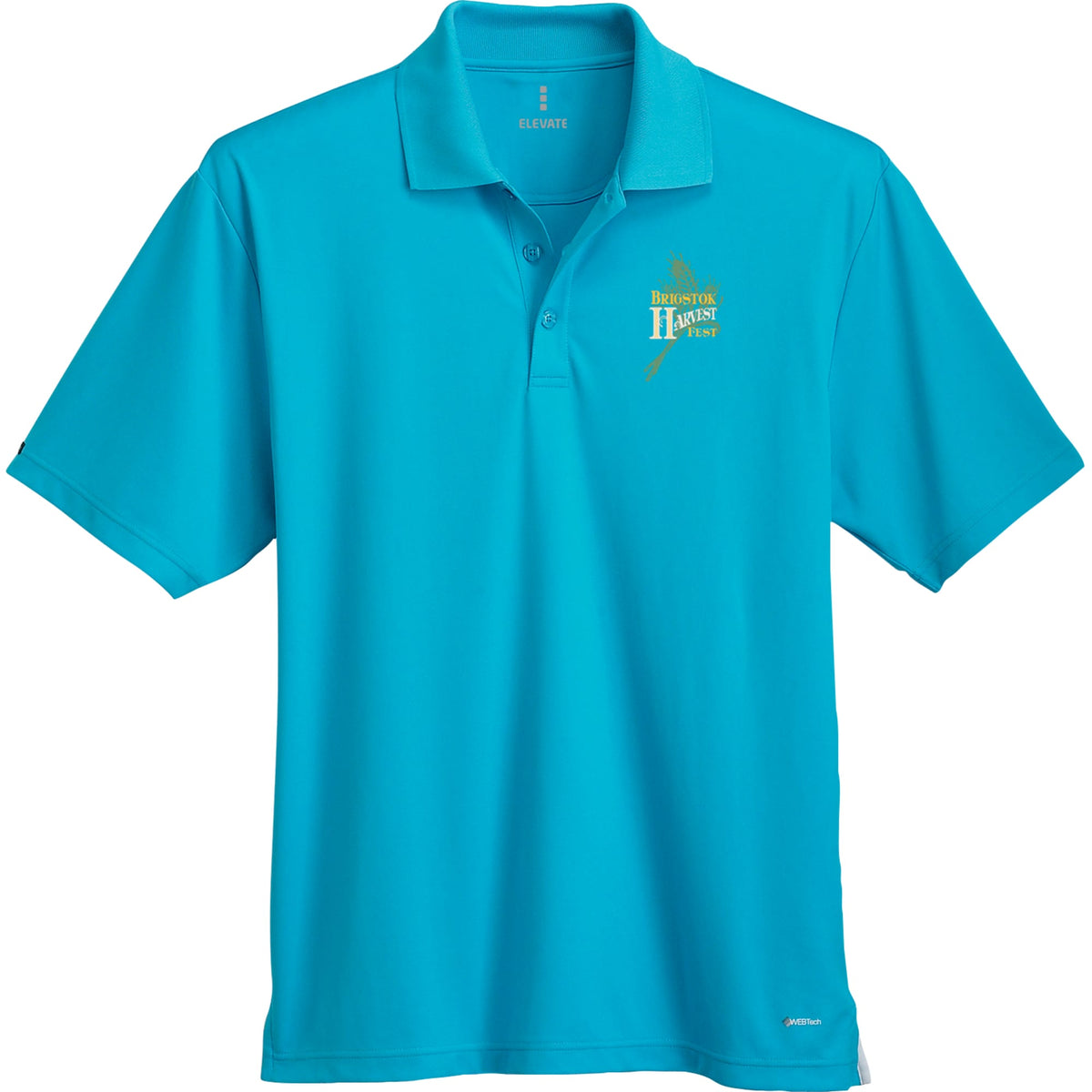 Moreno Double Pique Performance Polo for Men Debossing - Chill - Photo