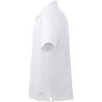 Moreno Double Pique Performance Polo for Men Laser Engraving - White - Left Side