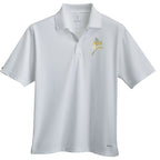 Moreno Double Pique Performance Polo for Men Laser Engraving - White - Photo