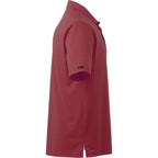 Moreno Double Pique Performance Polo for Men Transfer - Maroon - Right Side