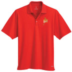 Moreno Double Pique Performance Polo for Men Transfer - Red - Photo