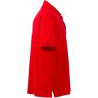 Moreno Double Pique Performance Polo for Men Transfer - Red - Right Side