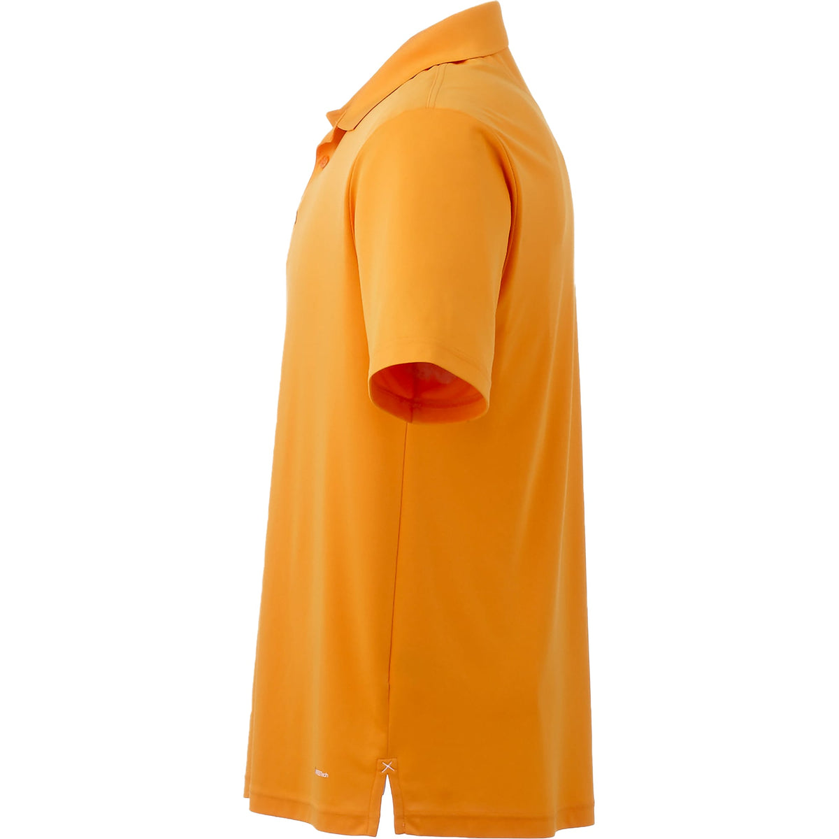 Moreno Double Pique Performance Polo for Men Transfer - Tangerine - Left Side