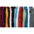 Moreno Double Pique Performance Polo for Men Transfer - White - Flat