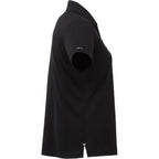 Moreno Double Pique Performance Polo for Women Transfer - Black - Right Side