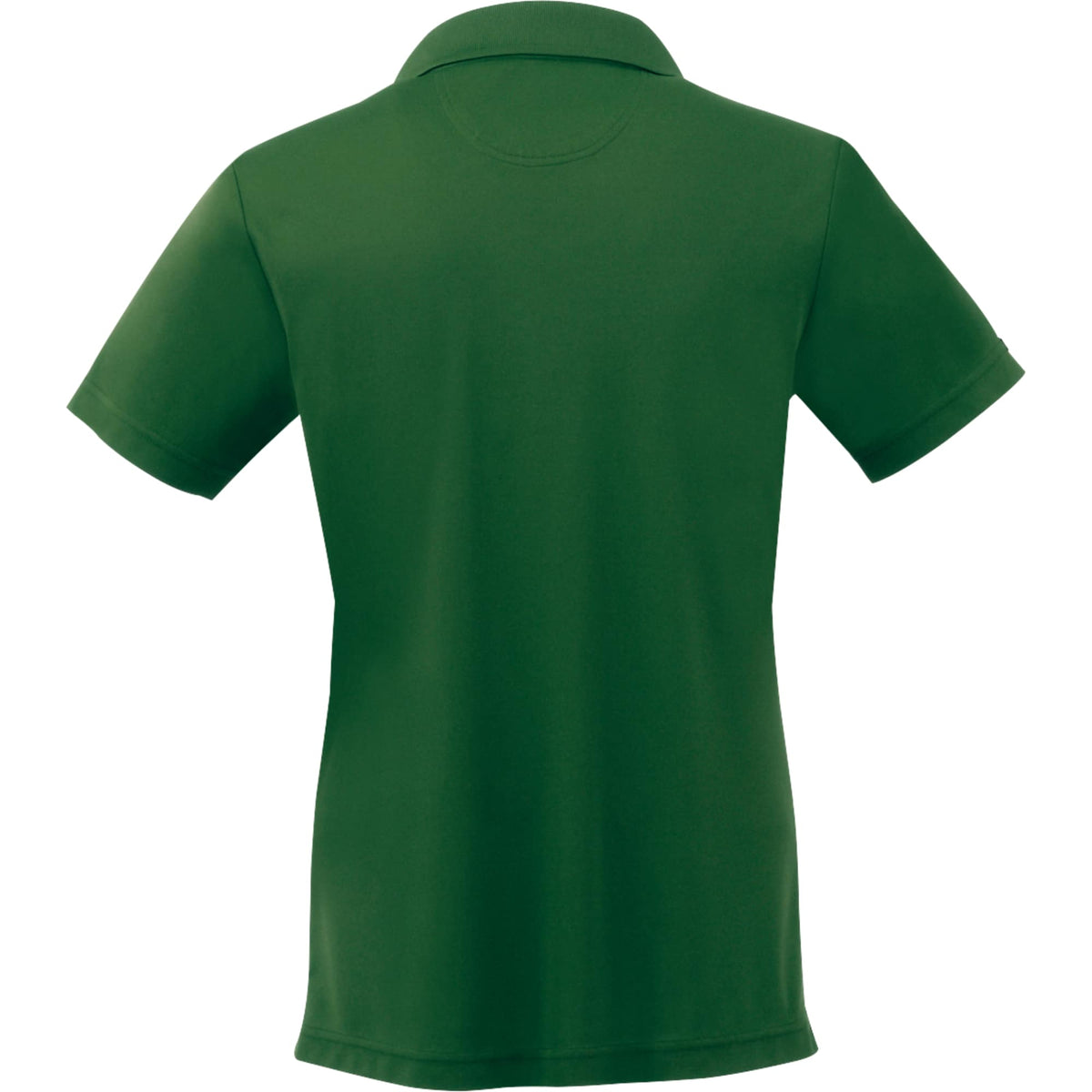 Moreno Double Pique Performance Polo for Women Transfer - Forest Green - Back Flat