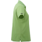 Moreno Double Pique Performance Polo for Women Transfer - Green Tea - Right Side