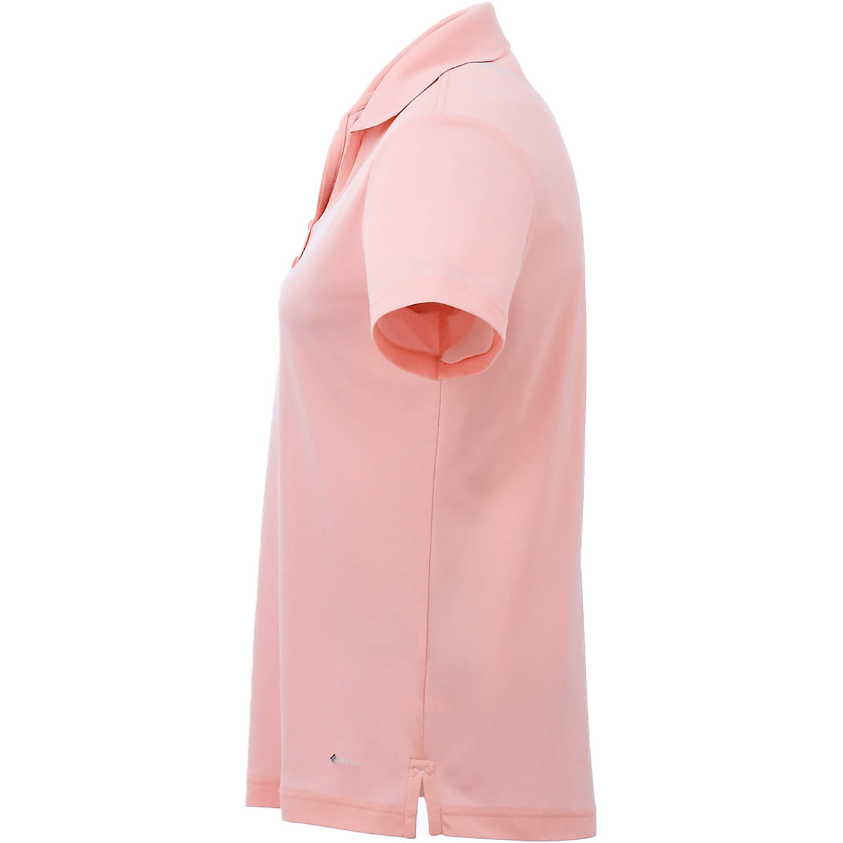 Moreno Double Pique Performance Polo for Women Transfer - Pink Zircon - Left Side