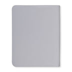 Morgan Executive Zip Padfolio in Vegan Leather - Greystone - View 3