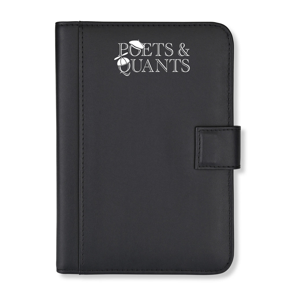 Morgan Junior Padfolio with Magnetic Closure - Black - View 1