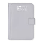 Morgan Junior Padfolio with Magnetic Closure Debossing - Greystone - View 1