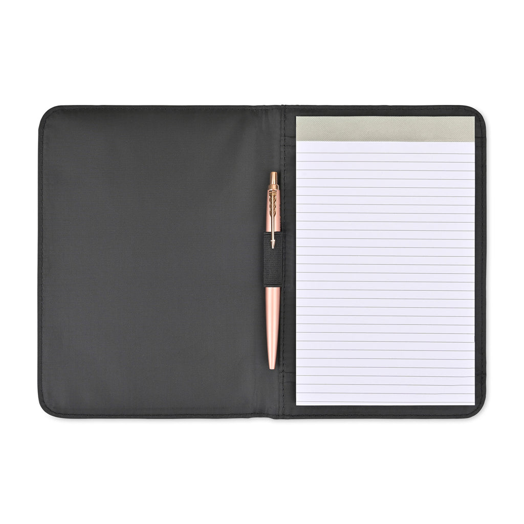 Morgan Junior Vegan Leather Writing Pad - Black - View 2