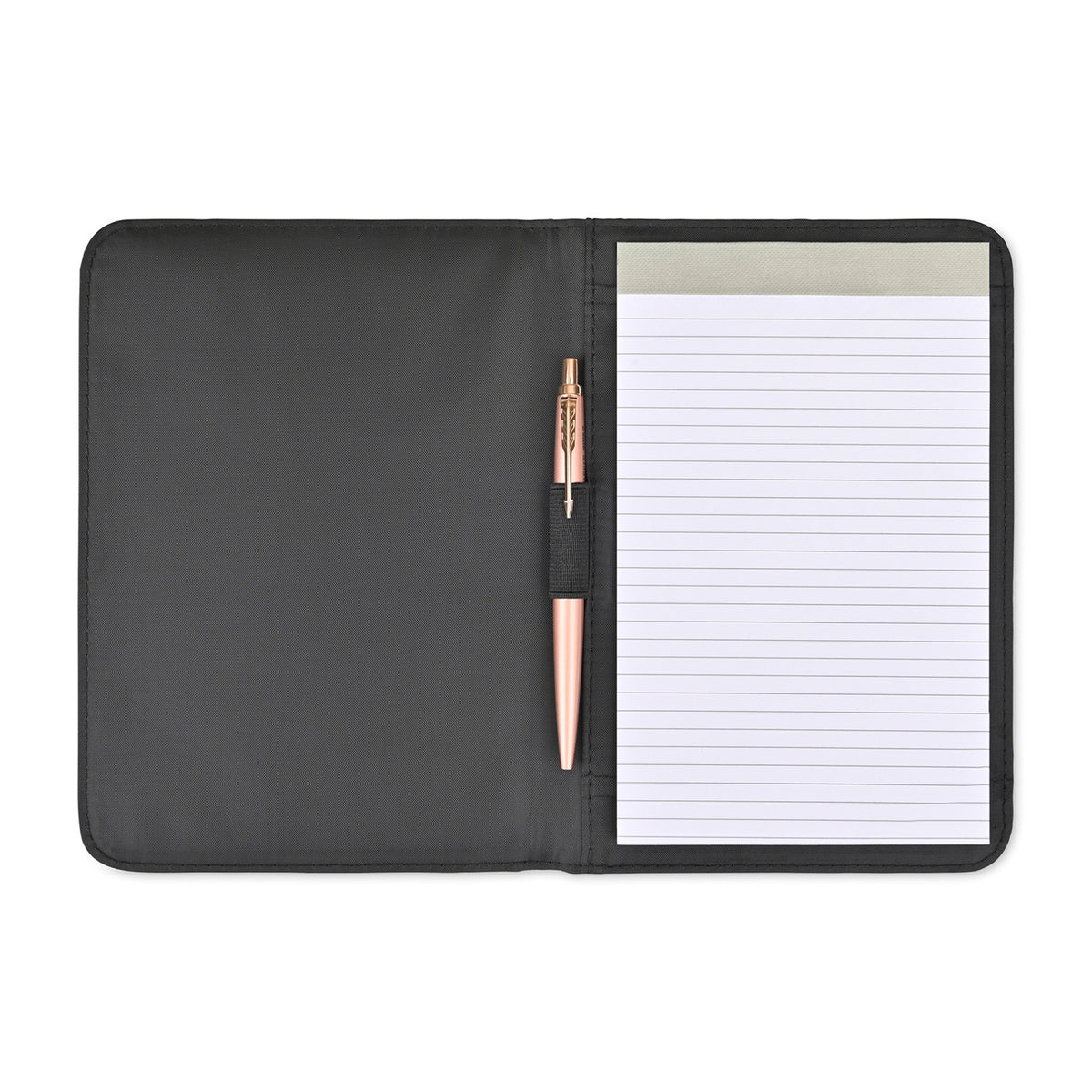 Morgan Junior Vegan Leather Writing Pad - Black - View 2