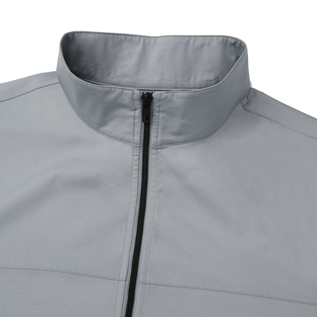 Morgan Recycled Lightweight Jacket for Men Debossing - Grey - Detail
