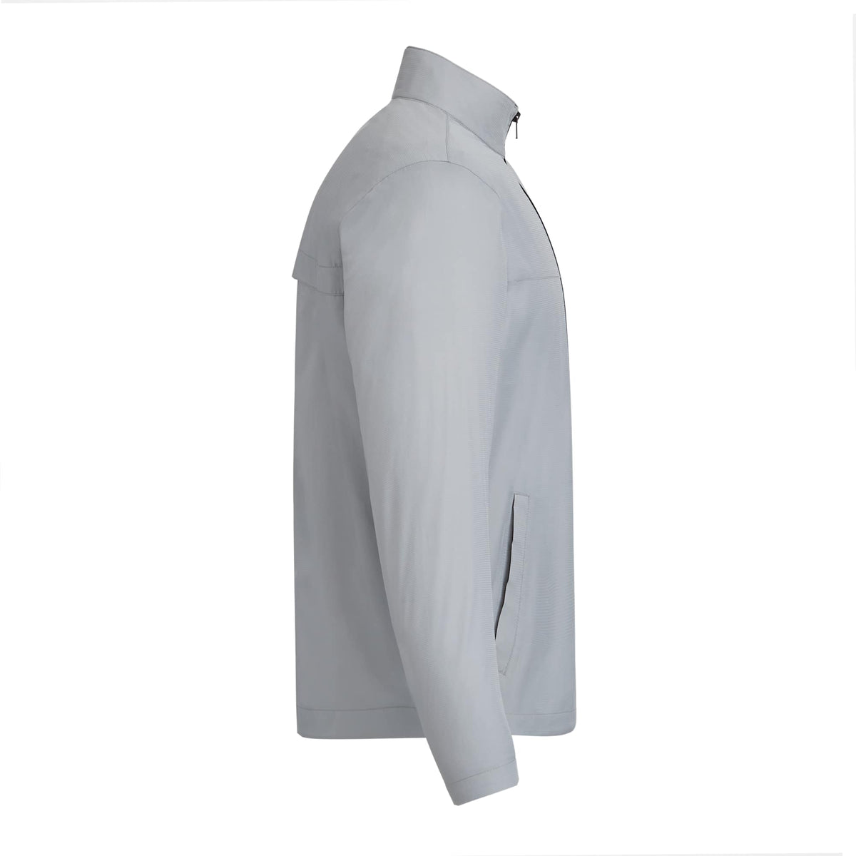 Morgan Recycled Lightweight Jacket for Men Embroidery - Grey - Right Side