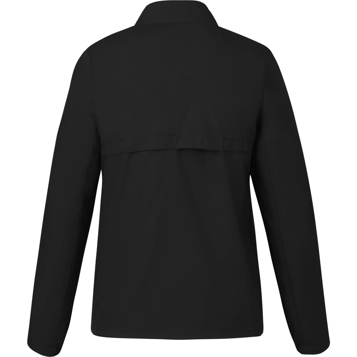 Morgan Recycled Lightweight Jacket for Women Debossing - Black - Back