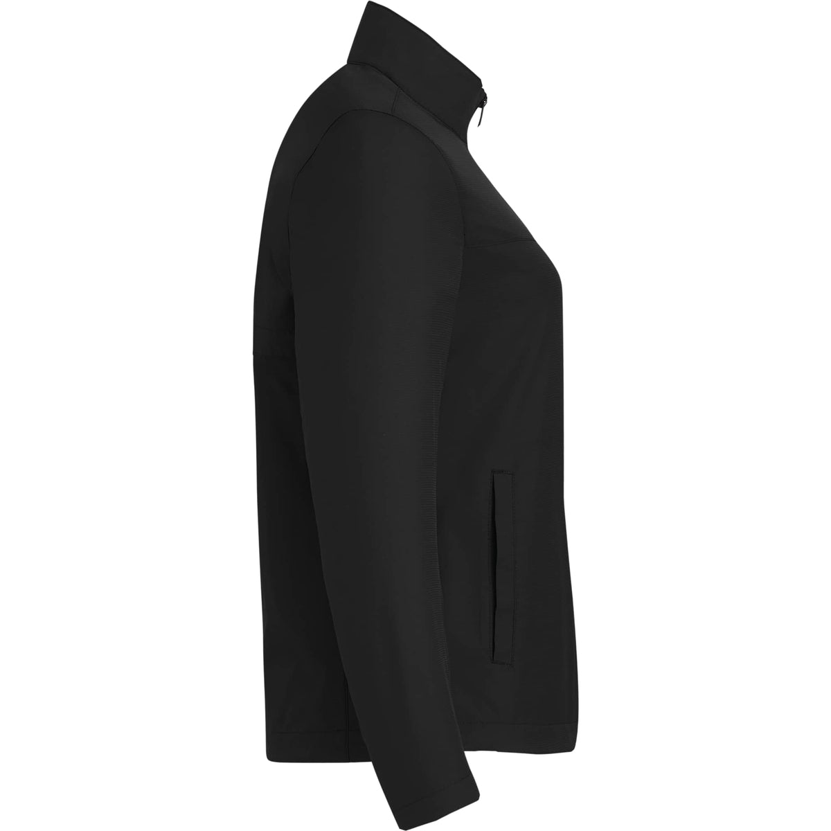 Morgan Recycled Lightweight Jacket for Women Debossing - Black - Right Side