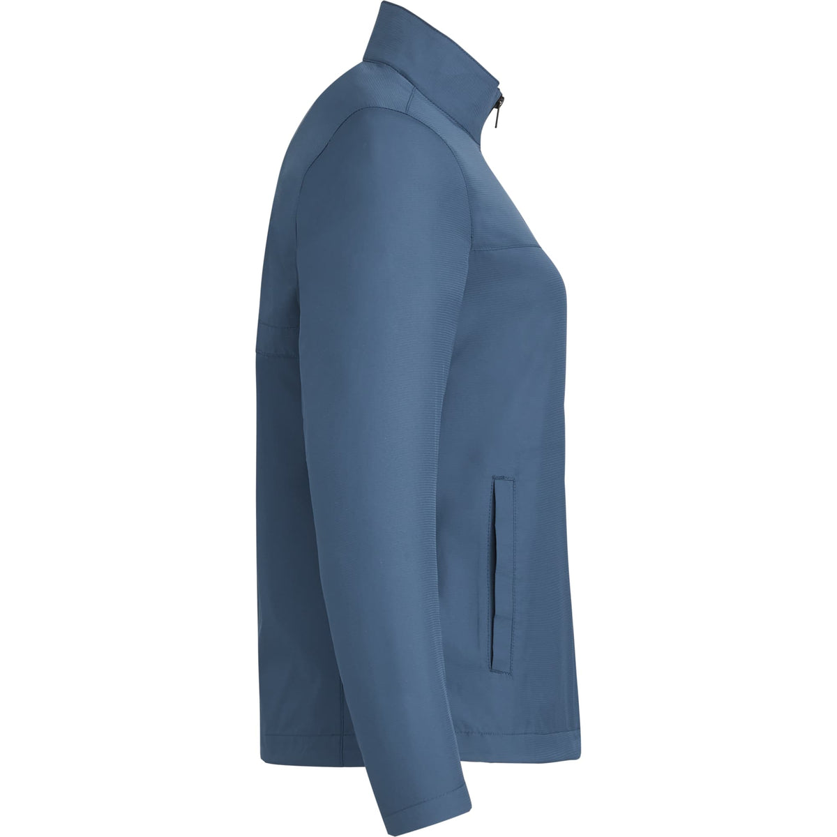 Morgan Recycled Lightweight Jacket for Women Debossing - Denim - Right Side