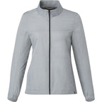 Morgan Recycled Lightweight Jacket for Women Debossing - Grey - Front