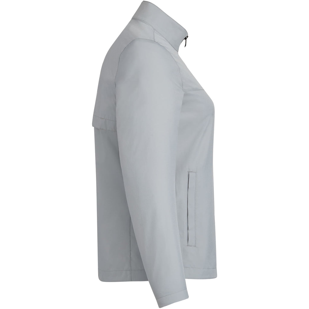 Morgan Recycled Lightweight Jacket for Women Debossing - Grey - Right Side
