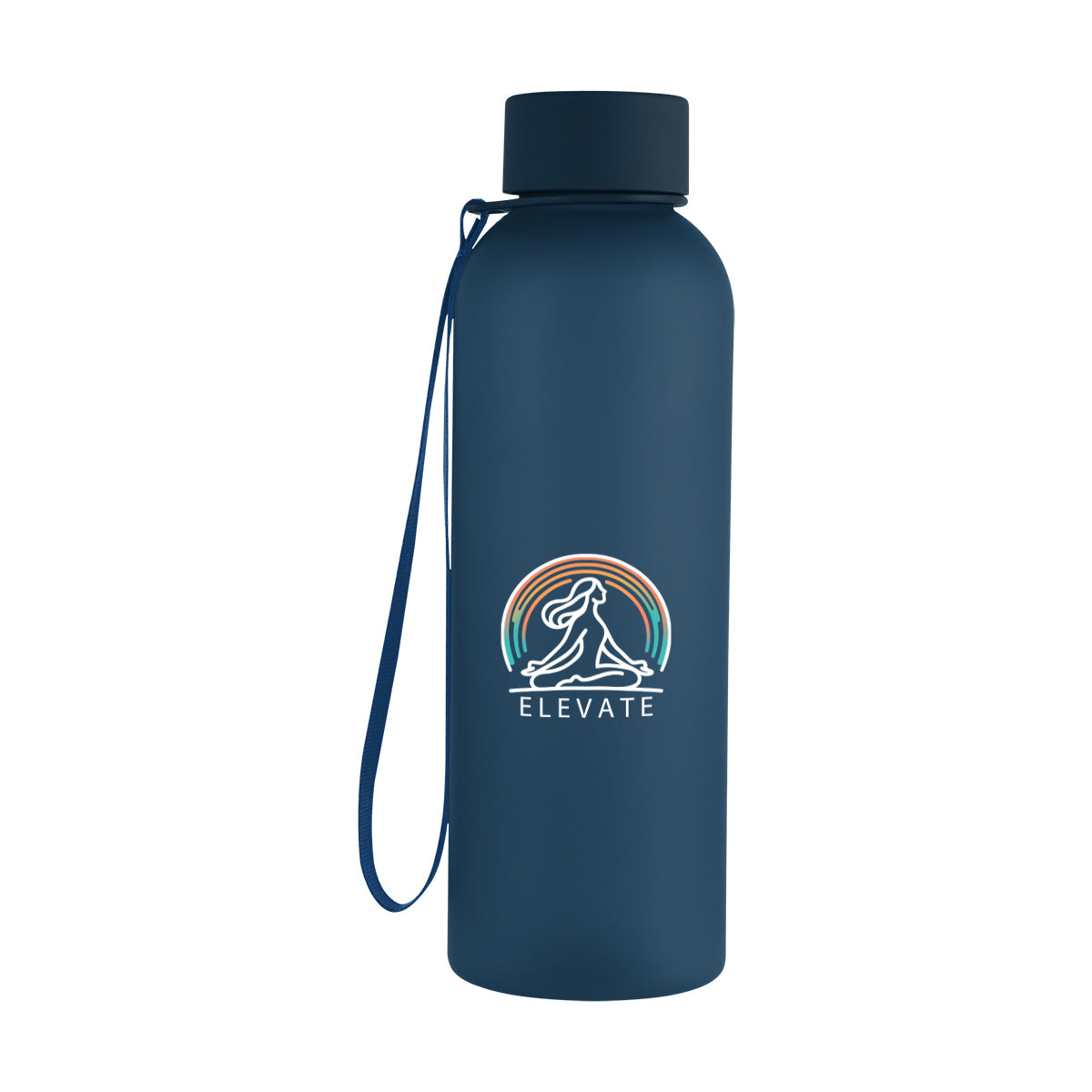Morgan Rubberized Bottle with Carry Strap, 20 oz - Colorbrite