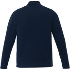 Mori Long Sleeve Performance Polo for Men Transfer - Navy - Back Flat