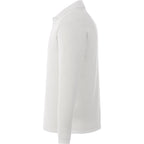 Mori Long Sleeve Performance Polo for Men Transfer - White - Left Side