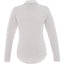 Mori Long Sleeve Performance Polo for Women Debossing - White - Back Flat