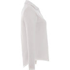 Mori Long Sleeve Performance Polo for Women Transfer - White - Right Side